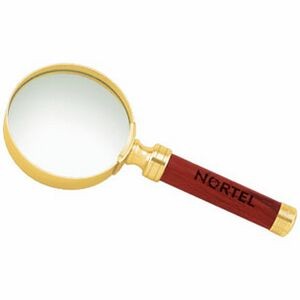 11/" Nautical Magnifying Glass Brass Wire Handle Paper Reading Desk Magnifier